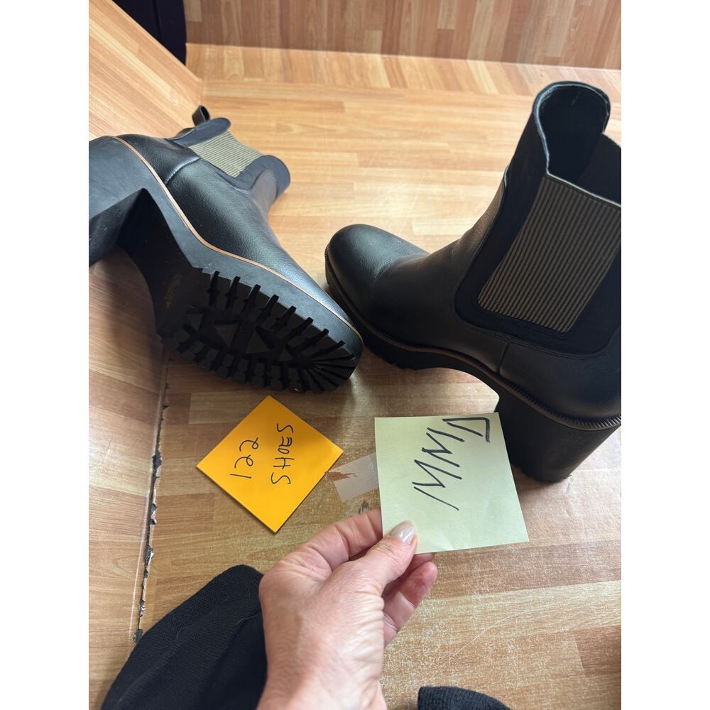 Chinese laundry black chunky booties size 9.5 - Picture 14 of 14